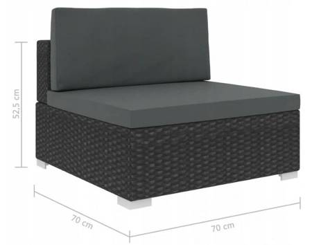 SEDEN Sofa ogrodowa stolik meble ogrodowe na taras + Generator ozonu za 1 złotych! 22778058